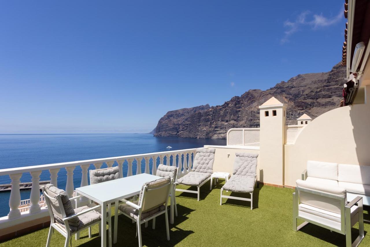 Eden Rentals Maravillosas Vistas Al Oceano Y Los Acantilados Puerto de Santiago  Kültér fotó