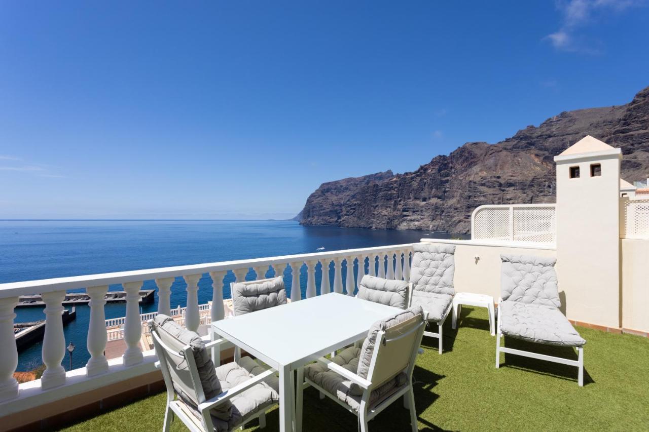 Eden Rentals Maravillosas Vistas Al Oceano Y Los Acantilados Puerto de Santiago  Kültér fotó
